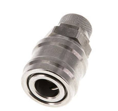 Stainless steel DN 7.2 (Euro) Air Coupling Socket 8x10 mm Union Nut
