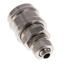 Stainless steel DN 7.2 (Euro) Air Coupling Socket 8x10 mm Union Nut