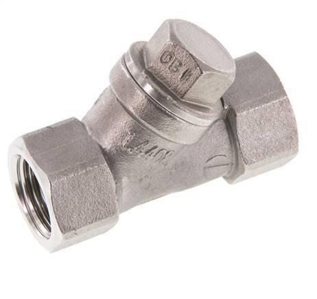 G1/2'' Stainless Steel 316 Y Check Valve PTFE 0.4/0.8-40bar - CLYS