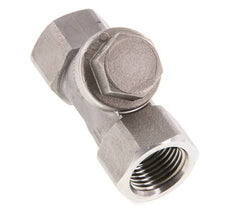 G1/2'' Stainless Steel 316 Y Check Valve PTFE 0.4/0.8-40bar - CLYS