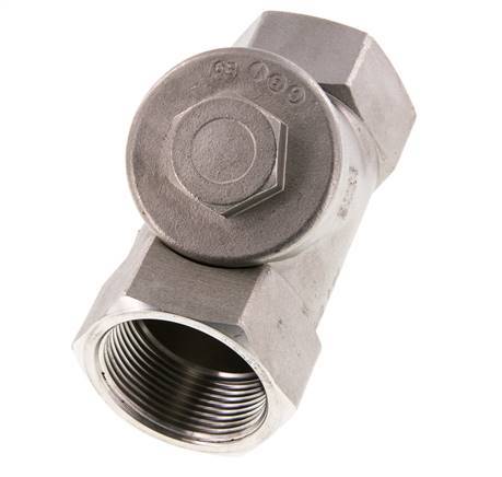 G2'' Stainless Steel 316 Y Check Valve PTFE 0.1/0.3-40bar - CLYS