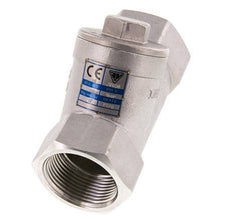 G1-1/4'' Stainless Steel 316 Y Check Valve PTFE 0.4/0.8-40bar - CLYS