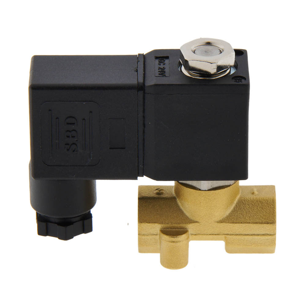 Solenoid Valve CM-DA 1/8'' Brass EPDM 0-10bar 24V DC