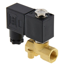 Solenoid Valve CM-DA 1/4'' compact brass FKM 0-10bar 12V DC