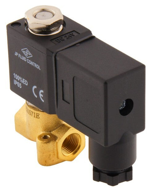 Solenoid Valve CM-DA 1/8'' Brass FKM 0-10bar 24V DC