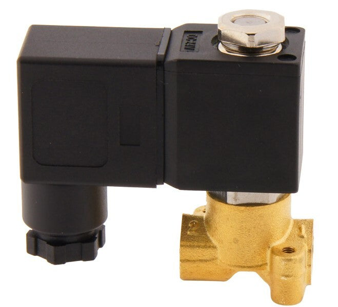Solenoid Valve CM-DA 1/8'' Brass FKM 0-10bar 24V DC