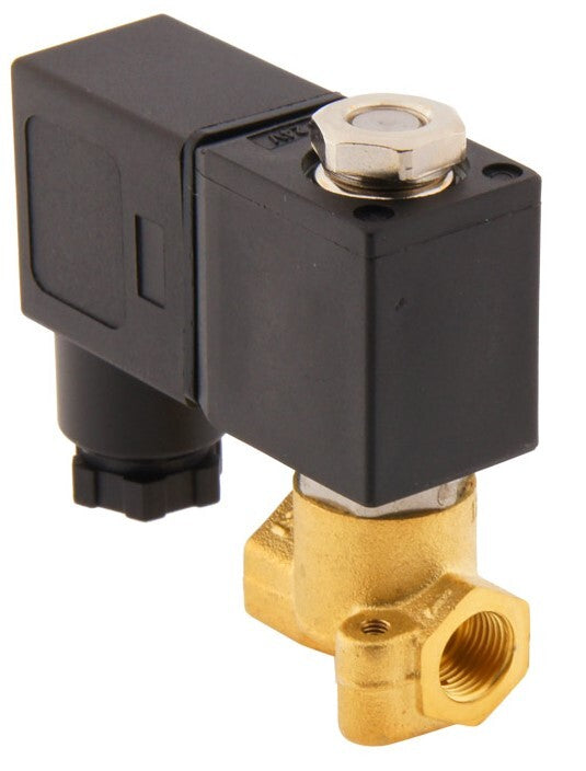 Solenoid Valve CM-DA 1/8'' Brass FKM 0-10bar 120V AC