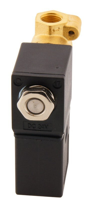 Solenoid Valve CM-DA 1/8'' Brass FKM 0-10bar 24V DC