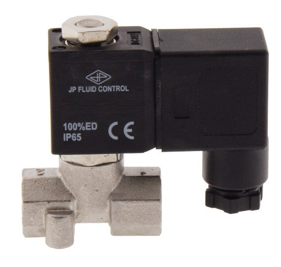 Solenoid Valve CM-DA 1/4'' Stainless Steel FKM 0-10bar 12V DC