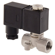 Solenoid Valve CM-DA 1/4'' Stainless Steel FKM 0-10bar 12V DC