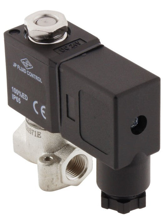 Solenoid Valve CM-DA 1/8'' Stainless Steel FKM 0-10bar 120V AC