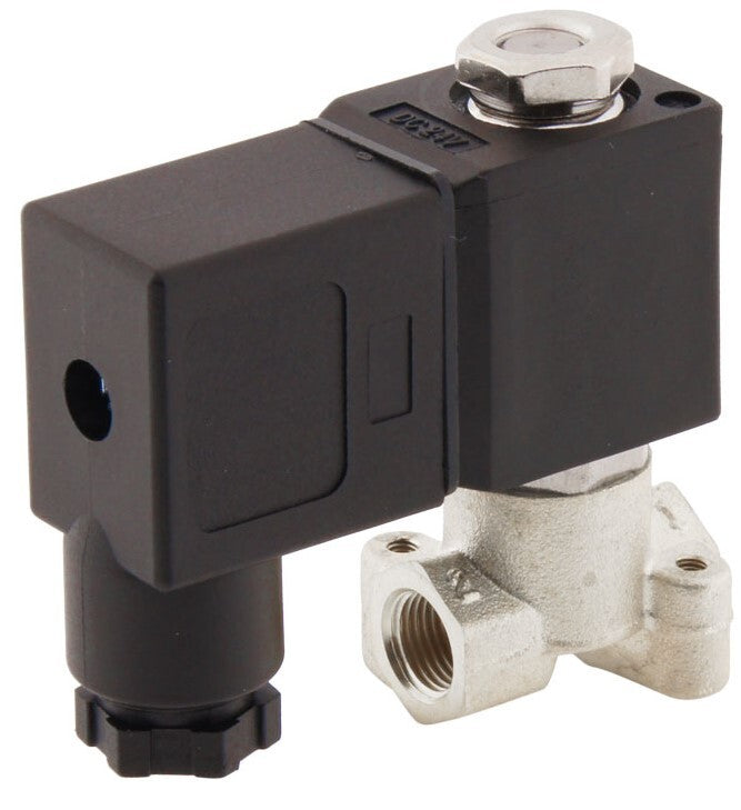Solenoid Valve CM-DA 1/8'' Stainless Steel FKM 0-10bar 24V DC