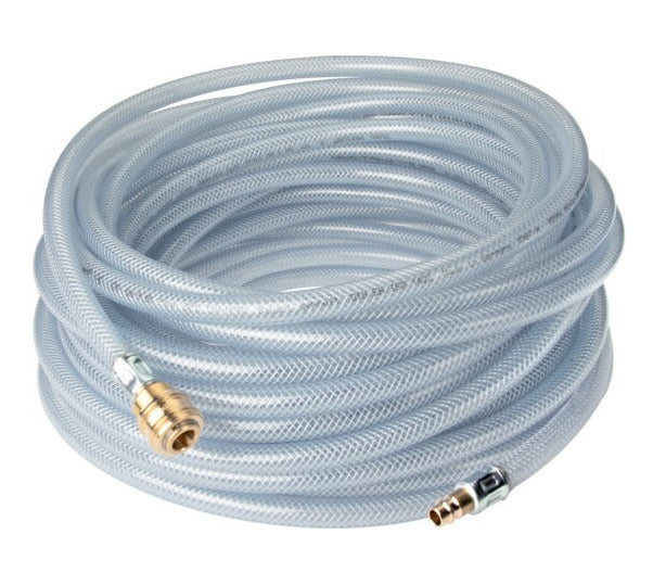 Compressed air hose with DN 7.2 coupling, 21 bar, 20 meter, 15 mm outer diameter