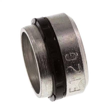 12L or 12S Zinc plated Steel Cutting ring with seal [2 Pieces]