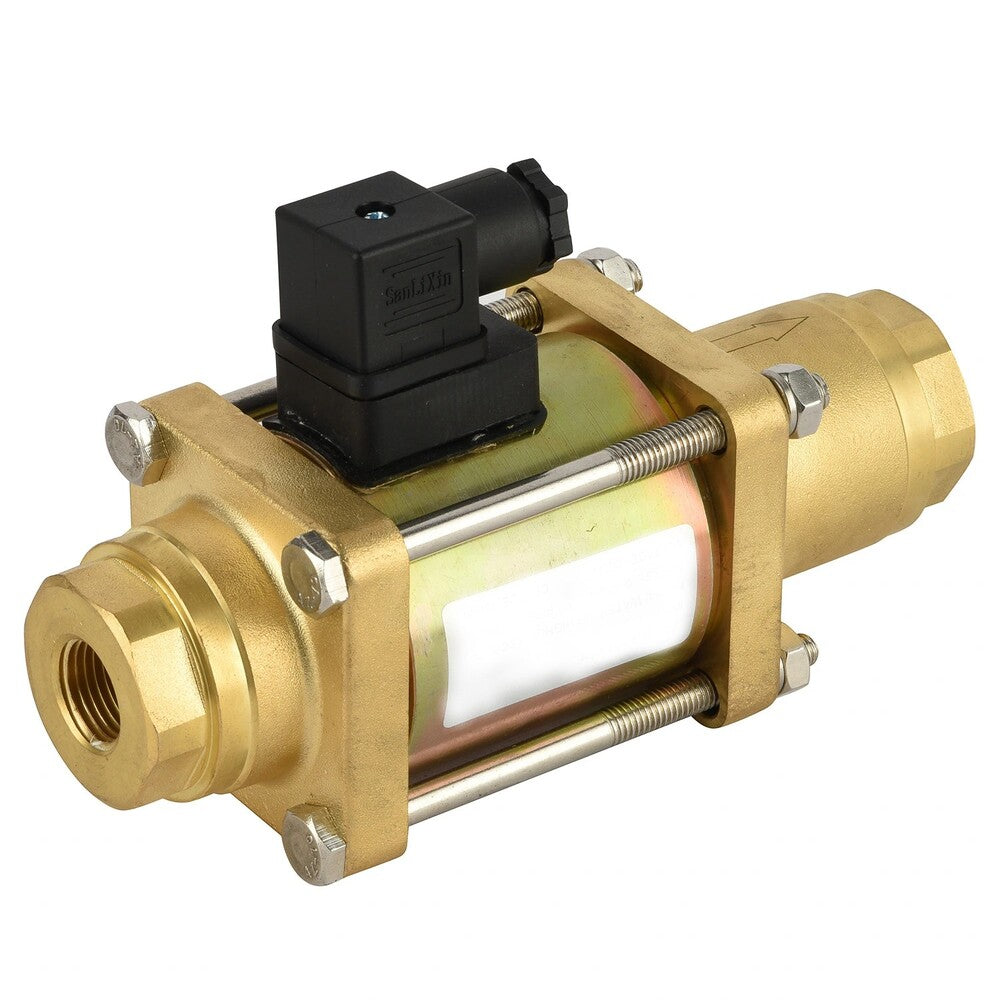 G1'' 230V AC Brass Coaxial Solenoid Valve EPDM 0 - 64bar