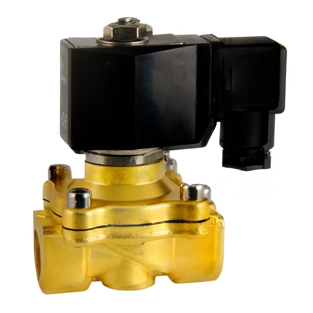 Solenoid Valve DF-SA 1/2'' brass FKM 0-10bar 24V AC