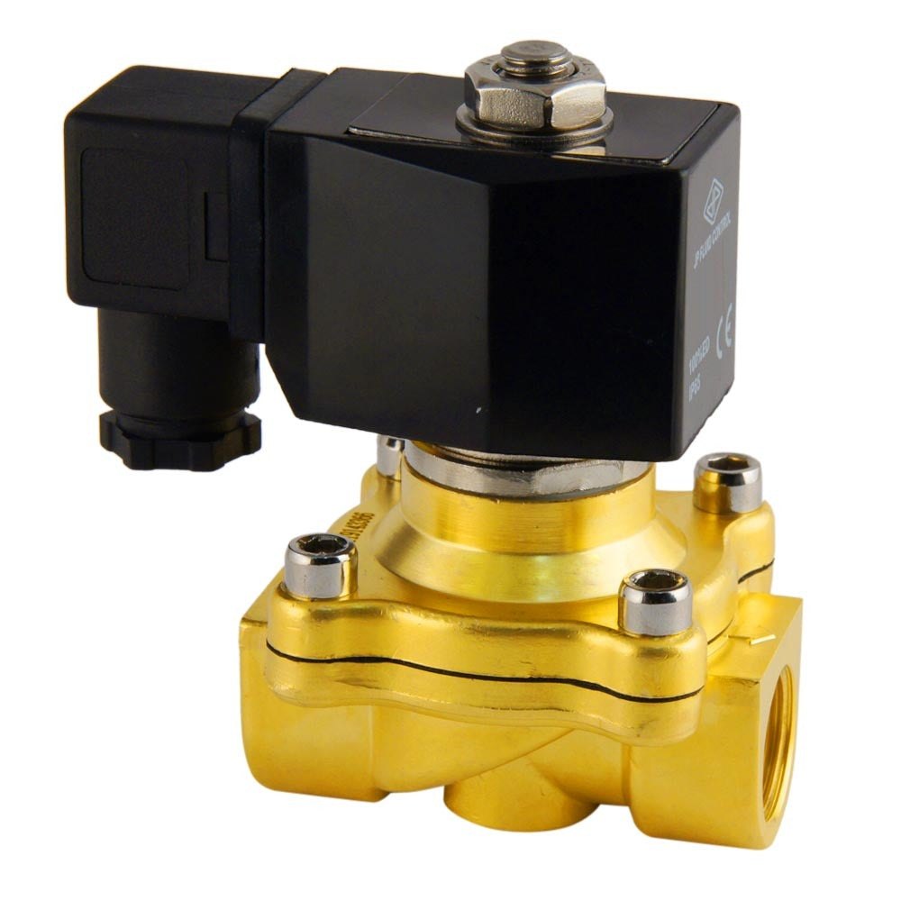 Solenoid Valve DF-SA 1/2'' brass EPDM 0-10bar 120V AC