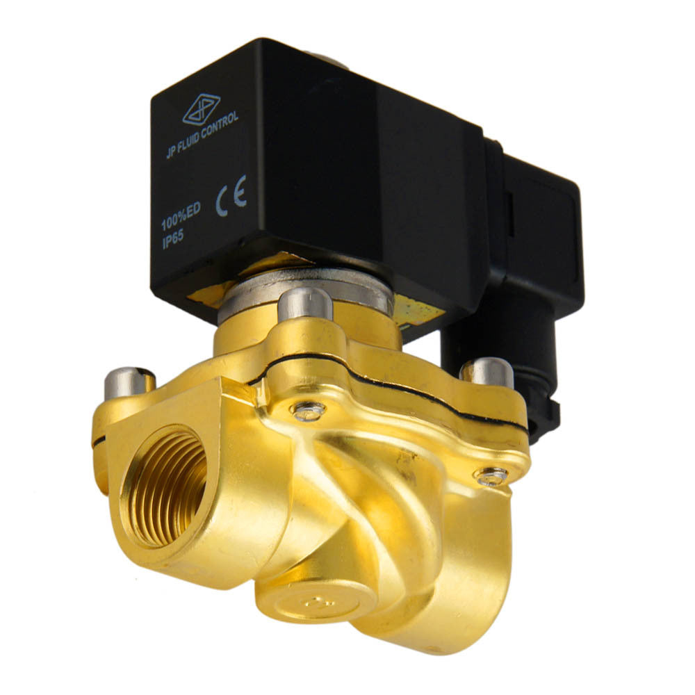 Solenoid Valve DF-SA 1/2'' brass FKM 0-6bar 24V DC