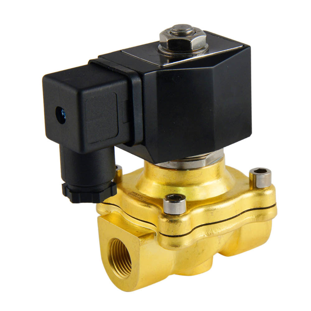 Solenoid Valve DF-SA 3/8'' brass FKM 0-6bar 24V DC