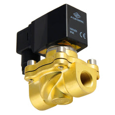 Solenoid Valve DF-SA 3/8'' brass FKM 0-10bar 230V AC