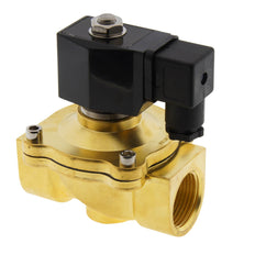 Solenoid Valve DF-SA 1'' brass FKM 0-10bar 120V AC