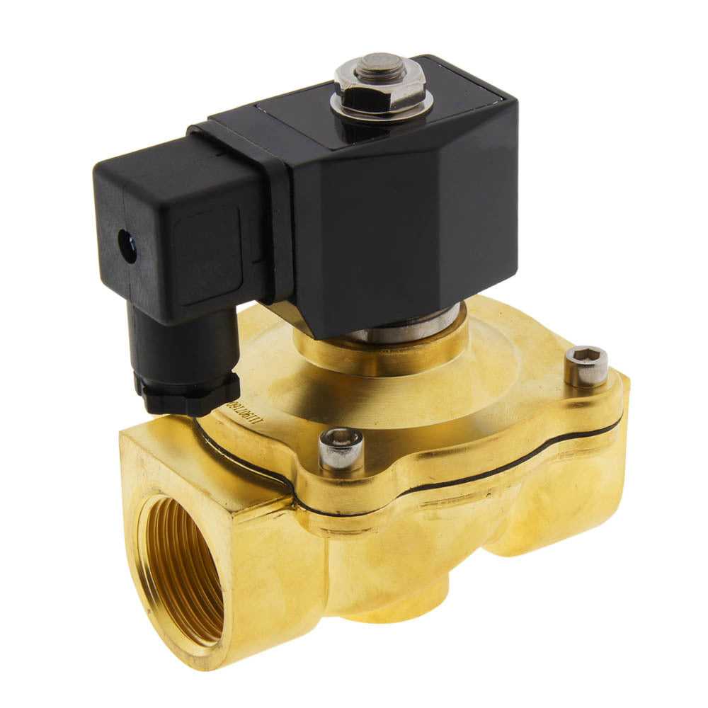 Solenoid Valve DF-SA 1'' brass FKM 0-10bar 120V AC