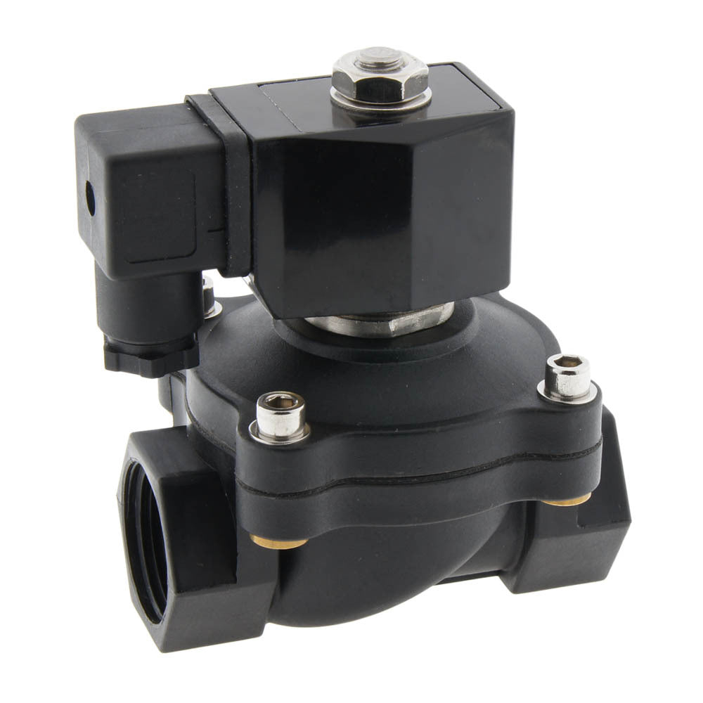 Solenoid Valve DF-SA 1'' Nylon FKM 0-6bar 24V DC