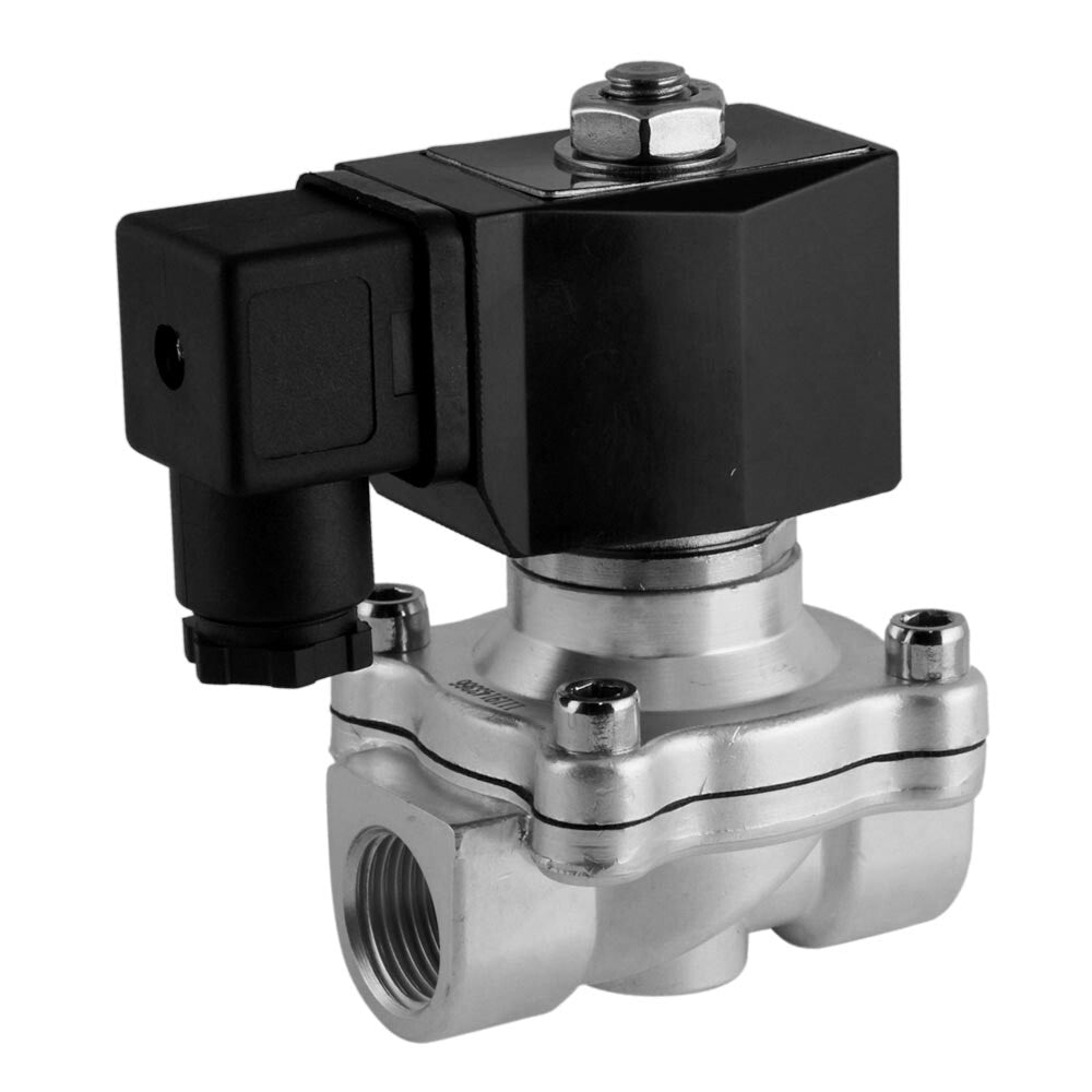 Solenoid Valve DF-SA 1/2'' stainless steel FKM 0-6bar 24V DC