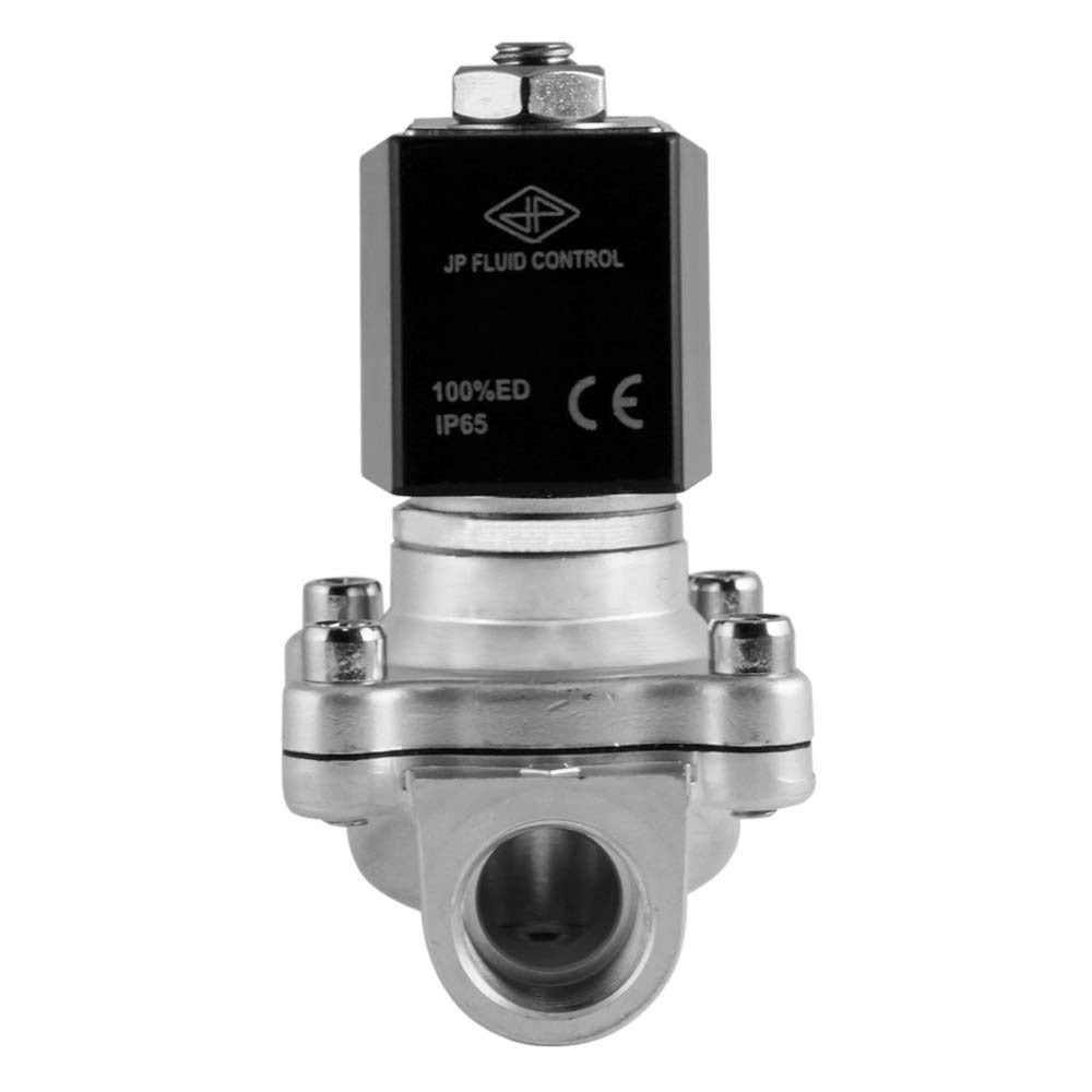 Solenoid Valve DF-SA 1/2'' stainless steel FKM 0-10bar 120V AC