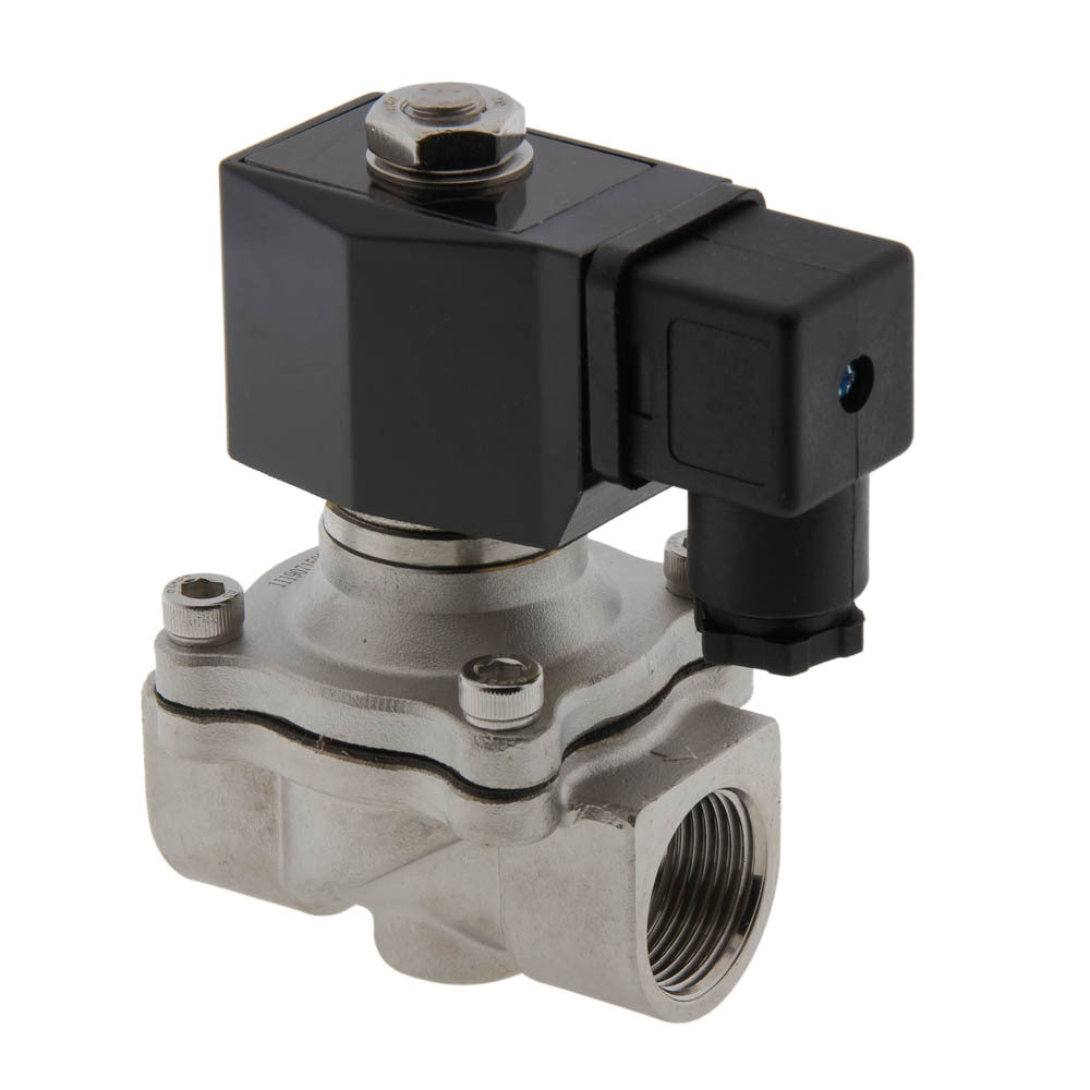 Solenoid Valve DF-SA 3/4'' stainless steel FKM 0-10bar 24V AC