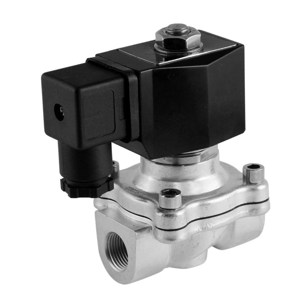 Solenoid Valve DF-SA 3/8'' Stainless Steel FKM 0-10bar 24V AC