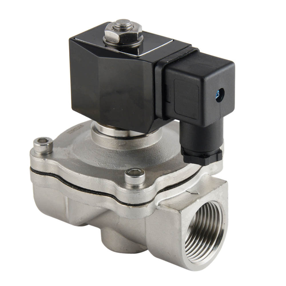 Solenoid Valve DF-SA 1'' stainless steel FKM 0-10bar 24V AC
