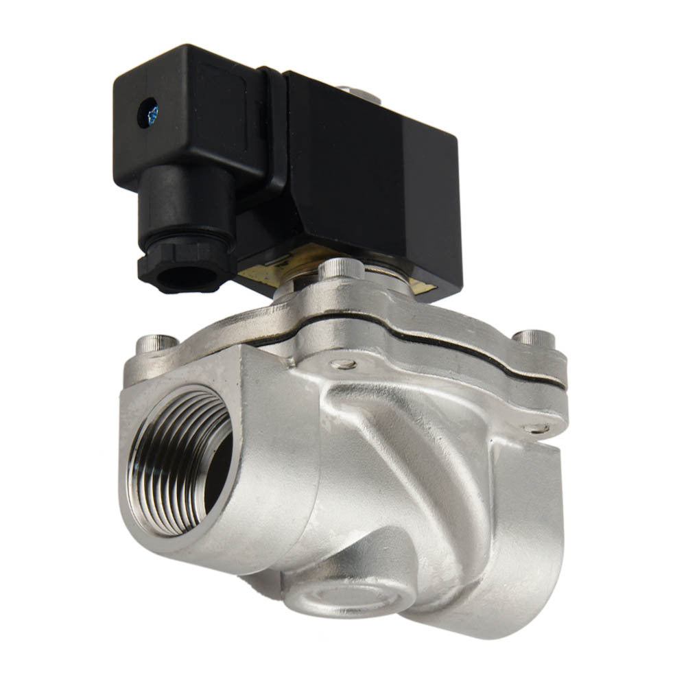 Solenoid Valve DF-SA 1'' stainless steel FKM 0-10bar 380V AC