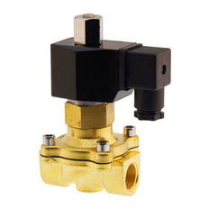 Solenoid Valve DF-SB 3/8'' NO brass EPDM 0-5bar 380V AC