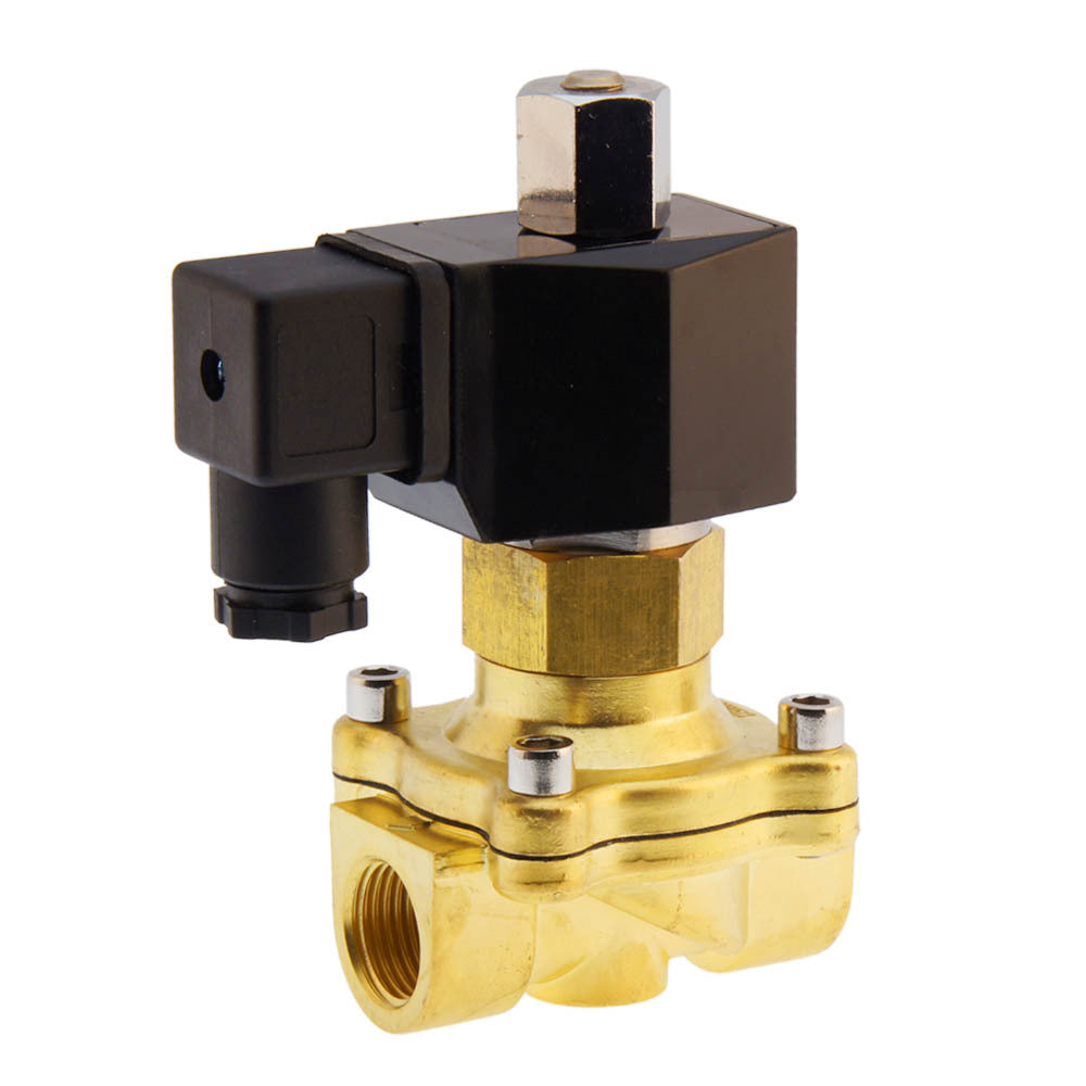 Solenoid Valve DF-SB 1/2'' NO brass EPDM 0-5bar 120V AC