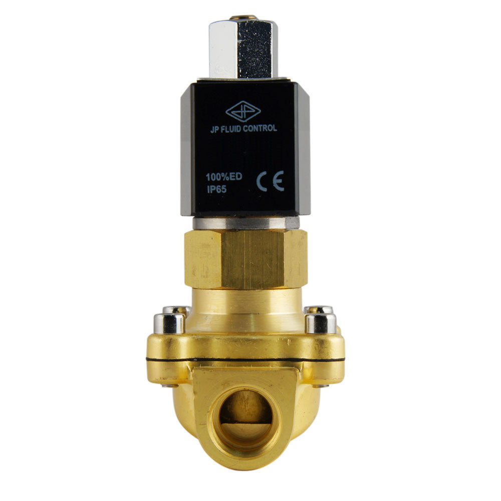 Solenoid Valve DF-SB 1/2'' NO brass EPDM 0-5bar 120V AC