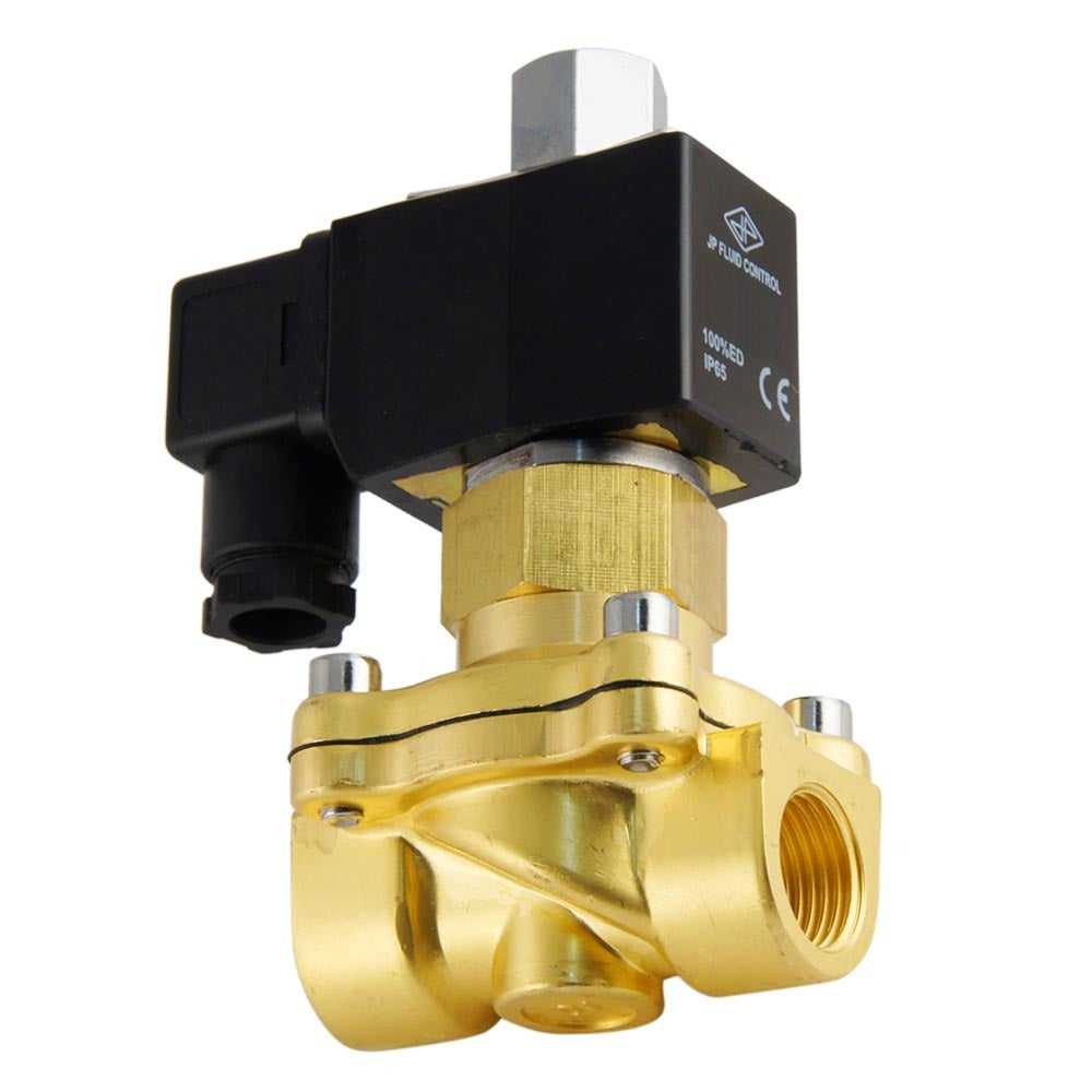 Solenoid Valve DF-SB 3/8'' NO brass EPDM 0-3bar 24V DC