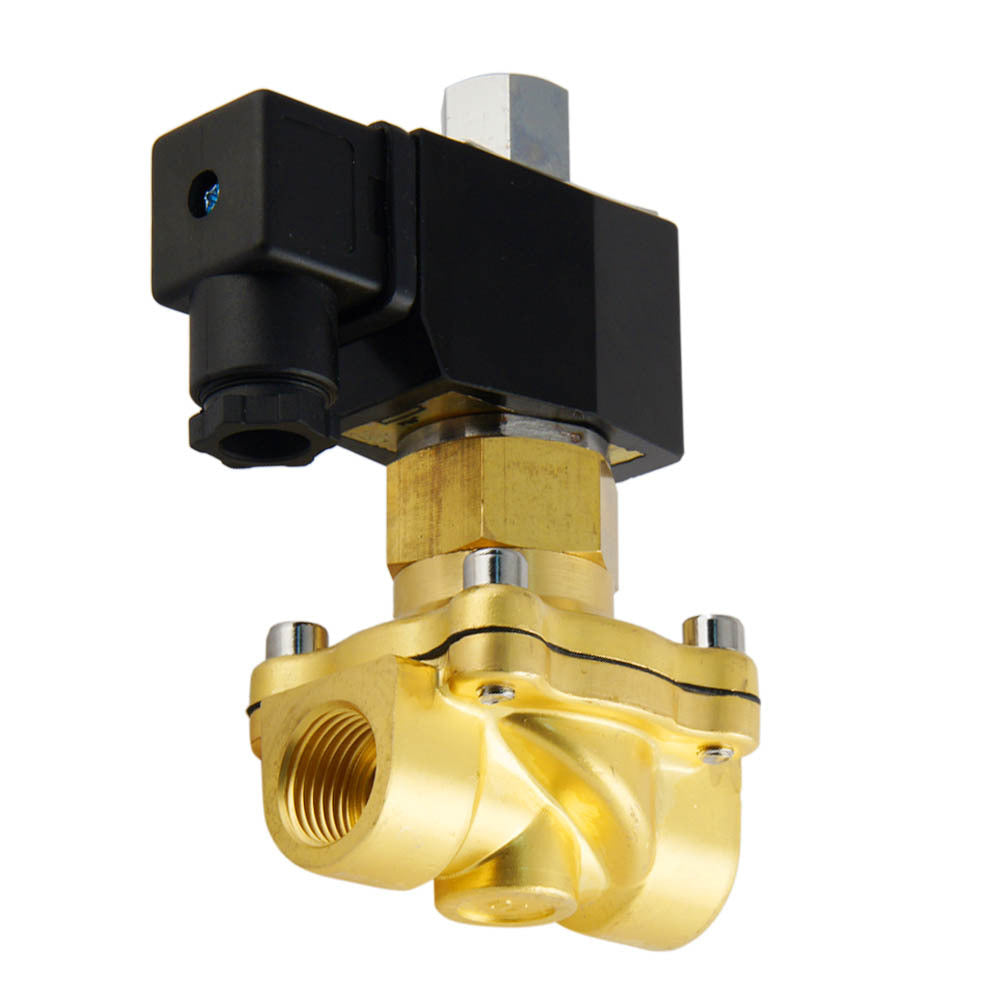 Solenoid Valve DF-SB 3/8'' NO brass FKM 0-3bar 24V DC