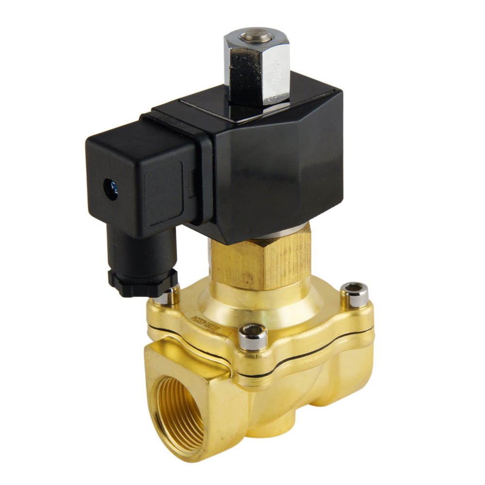 Solenoid Valve DF-SB 3/4'' NO brass FKM 0-5bar 120V AC