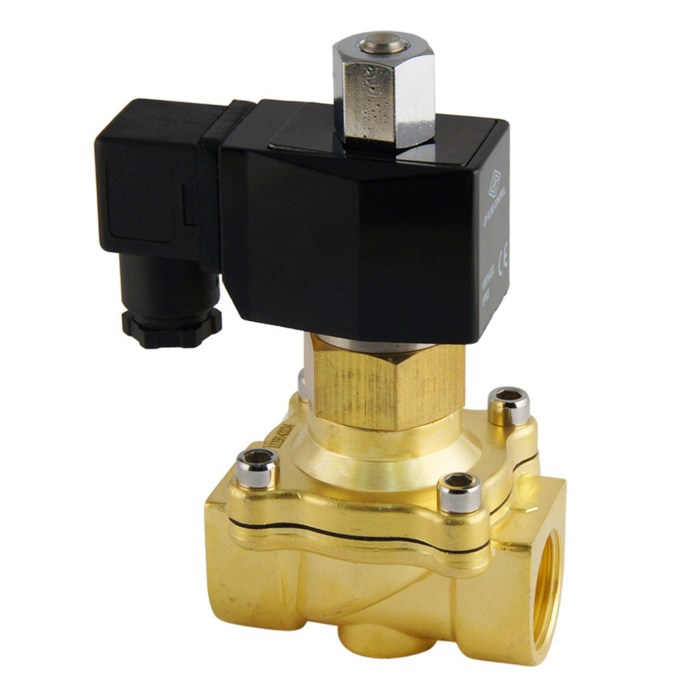 Solenoid Valve DF-SB 3/4'' NO brass EPDM 0-3bar 12V DC