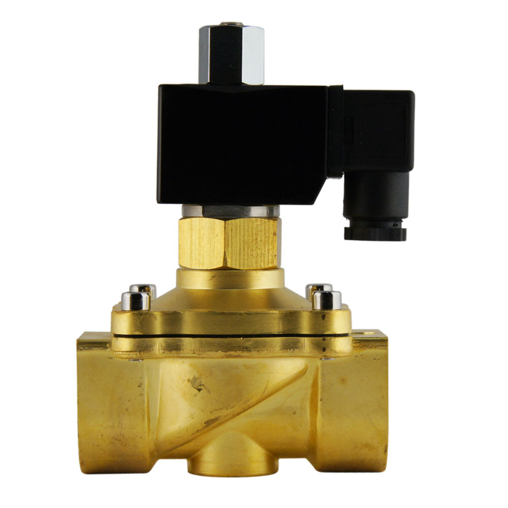 Solenoid Valve DF-SB 1'' NO brass FKM 0-3bar 12V DC