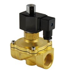 Solenoid Valve DF-SB 1'' NO brass FKM 0-5bar 120V AC