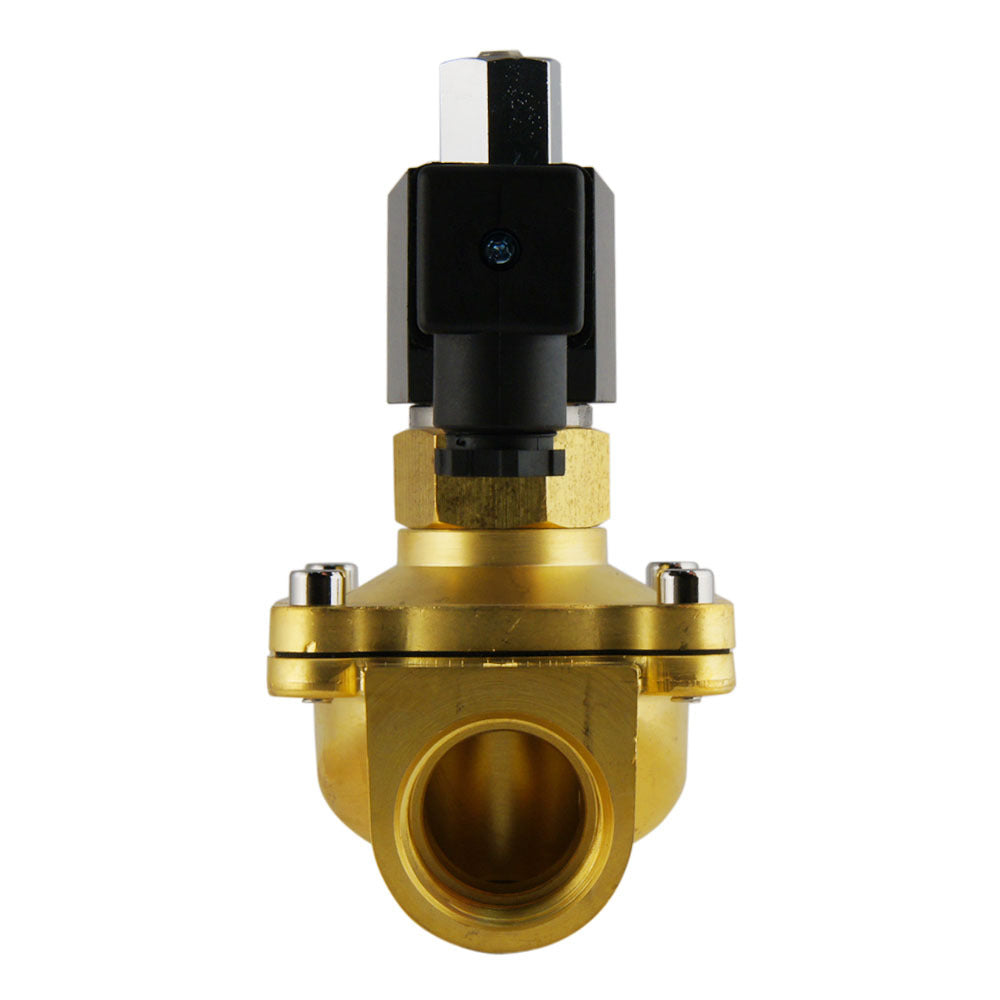 Solenoid Valve DF-SB 1'' NO brass FKM 0-5bar 230V AC