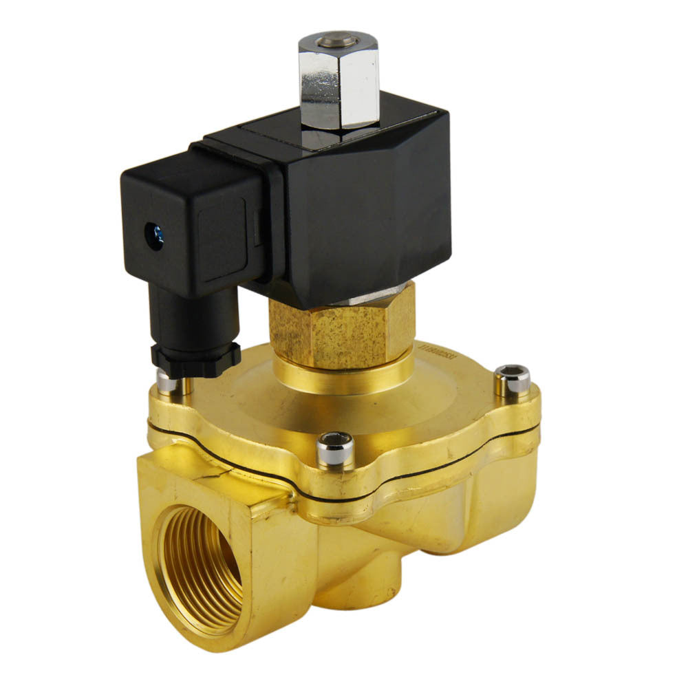 Solenoid Valve DF-SB 1'' NO brass FKM 0-5bar 230V AC