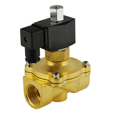 Solenoid Valve DF-SB 1'' NO brass FKM 0-5bar 230V AC