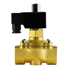 Solenoid Valve DF-SB 1'' NO brass FKM 0-5bar 230V AC