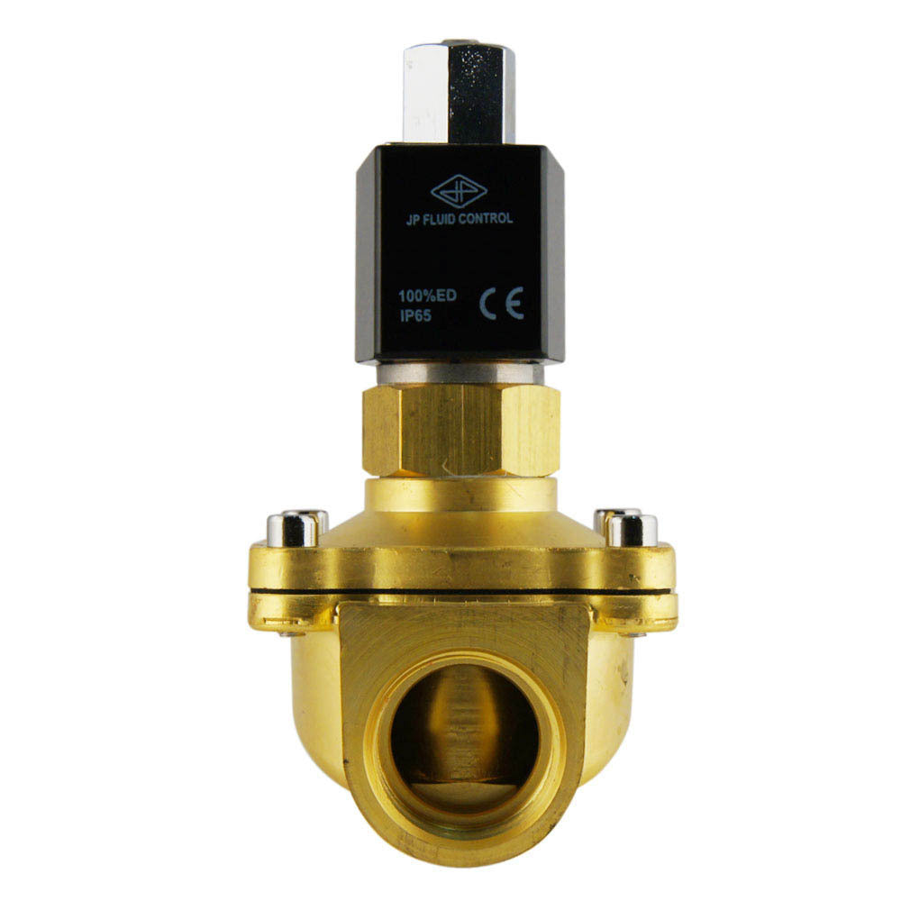 Solenoid Valve DF-SB 1'' NO brass EPDM 0-3bar 12V DC