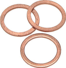 G 3/8" Copper Gasket 17.2x20.9x1.5 mm [50 Pieces]