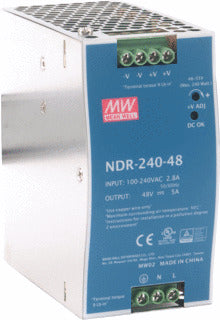 Mean Well NDR Universal Power Supply 48V 5A | NDR-240-48