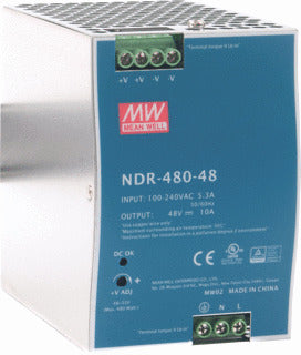 Mean Well NDR Universal Power Supply 48V 10A | NDR-480-48